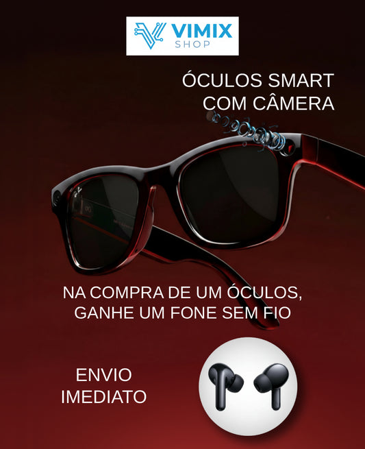 Promoção Óculos AI + Fone Bluetooth