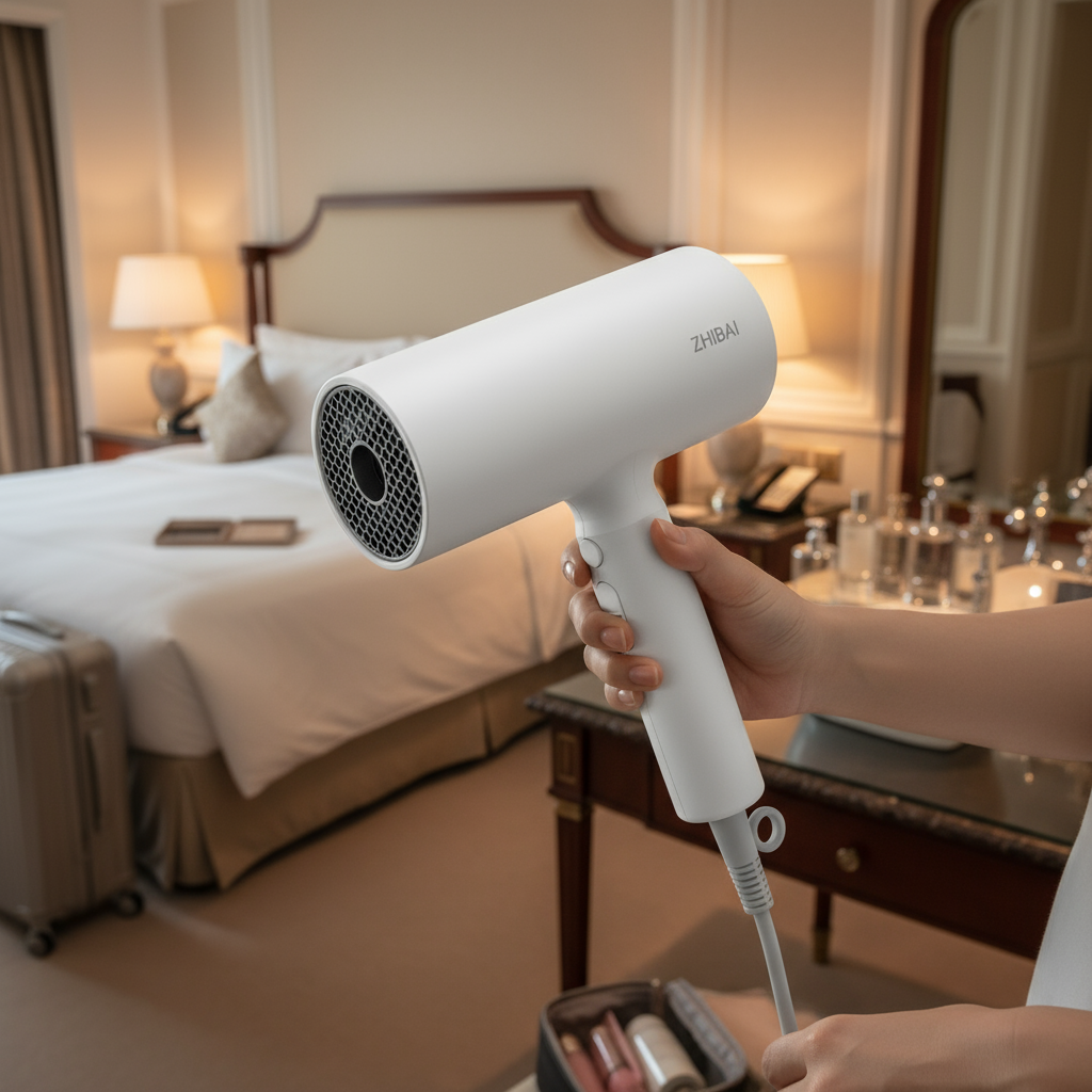 Secador de Cabelos 1600W Portátil Zhibai