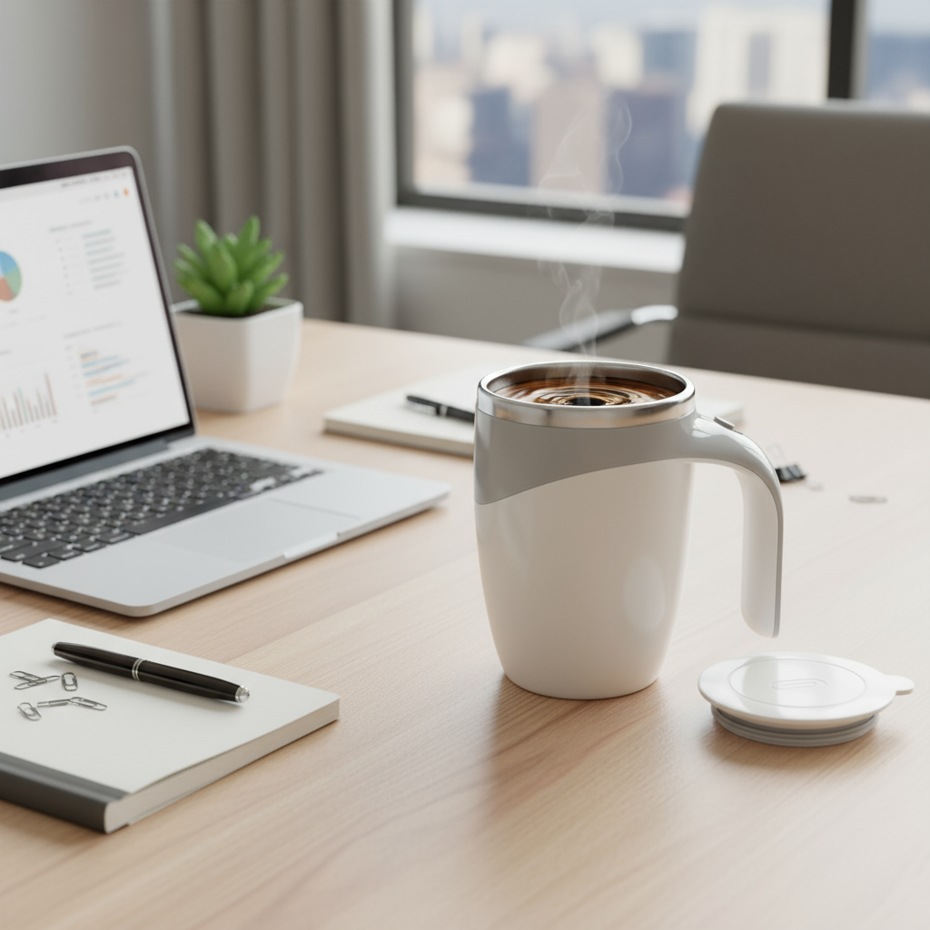 Caneca Mixer Elétrica Térmica 380ml